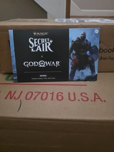 Sellado God of War Norse x Secret Lair Drop PlayStation FOIL MTG Magic Ships Rápido - Imagen 1 de 1