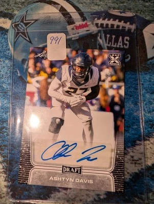 Ashtyn Davis 2020 Leaf Draft Auto Autograph Rookie California~dolphins 🐬FREE SH - Image 1 of 2