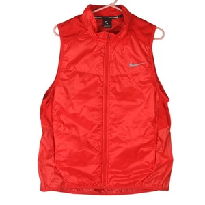 Nike Running Performance Puffer Vest Men Sz L Lightweight Wicking Insulated - Picture 1 of 10