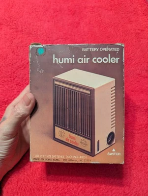 Juguete enfriador de aire humi Lucky Clover de colección nuevo en caja sellado de fábrica años 70 Hong Kong Foto 1 de 4