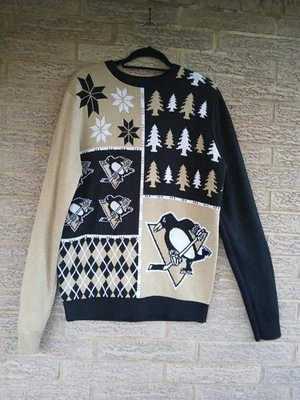 Suéter Feo Navidad Para Hombre Pittsburgh Penguins Talla L Forever Collectibles Foto 1 de 4