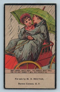 TRADE CARD Favorite Kabelbaum Öl Vakuum Öl Co M D Rektor Barnes Corners NY - Bild 1 von 2