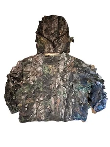 Duxbak XXL 3 D Leafy Suit Jacket Pants & Face mask Real tree Hard Wood Pattern - Picture 1 of 12