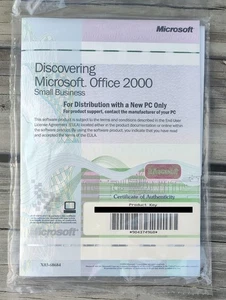 Microsoft Office 2000 Small Business CD ROMS - New NOS Unused Sealed - Picture 1 of 2