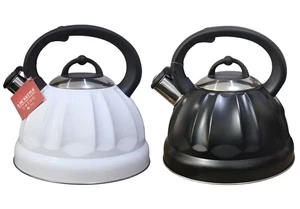 3L Stainless Steel Whistling Kettle Stovetop Gas Electric Induction Hobs - Picture 1 of 5