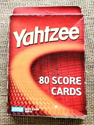 2004 Hasbro Yahtzee 80 Score Pads Sealed Box - Image 1 of 2