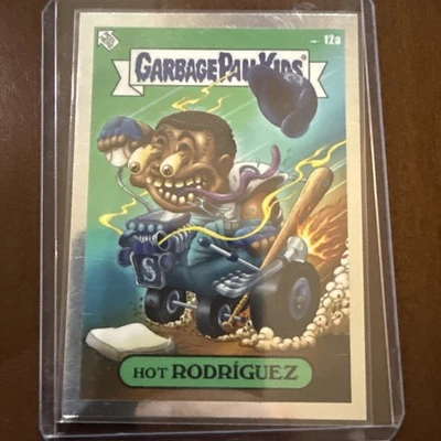 2022 topps garbage pail kids X MLB 2 hot Rod Rodriguez 12 a silver foil - Image 1 of 2