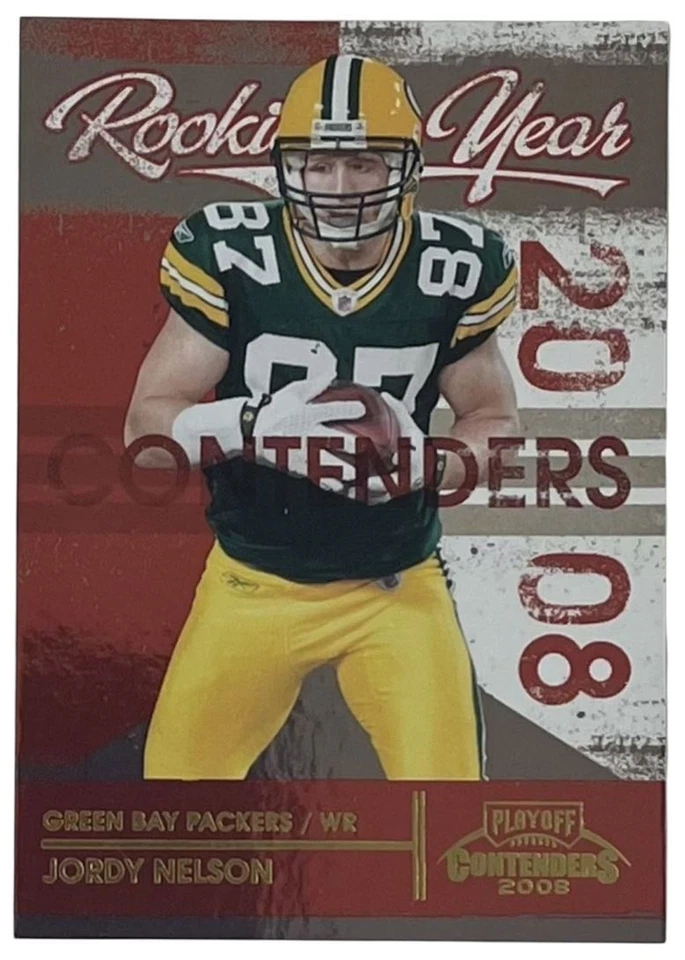 2008 Playoff Contenders ROY Contenders #22 Jordy Nelson Green Bay Packers /500 - Image 1 of 2