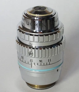 Nikon NCF Plan Apo 40 Microscope Objective Optiphot RMS Japan Used - Picture 1 of 7