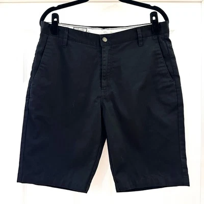 Volcom FRICKIN MODERN SHORTS Flat Front Golf Black sz 33 - Image 1 of 4