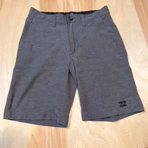 Billabong Board Shorts Boys 24 Gray Crossfire Submersibles Hybrid Linerless - Picture 1 of 7