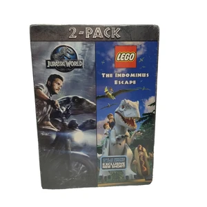 Jurassic World / LEGO The Indominus Escape Jurassic World 2-Pack NTSC DVD New - Imagen 1 de 8