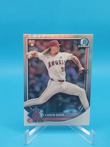 Caden Dana 2025 Bowman Baseball RC #94 Red Logo Rookie Redemption Refractor - Picture 1 of 2