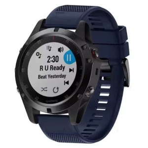Para Garmin D2 Bravo Correa Reemplazo Band Silicona Reloj 26mm Hebilla Grande - Imagen 1 de 17