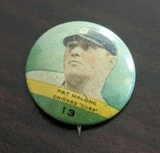 1932-34 Orbit Gum Pins PR2 #13 Pat Malone !!!