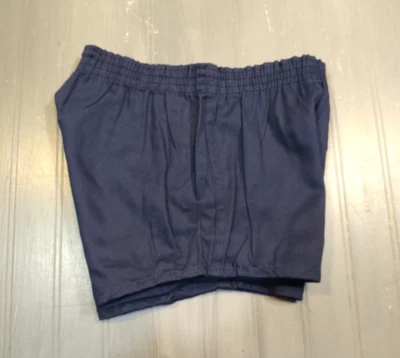 Nuevo de Lote Antiguo Russell Pantalones Cortos Atléticos Gimnasio Años 70 80 Hecho en EE. UU. JUVENIL MEDIO AZUL MARINO Foto 1 de 3