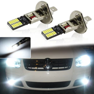 2X High Power HID White 24-SMD H1 LED Replacement Bulbs For Fog Lights Driving - Picture 1 of 9