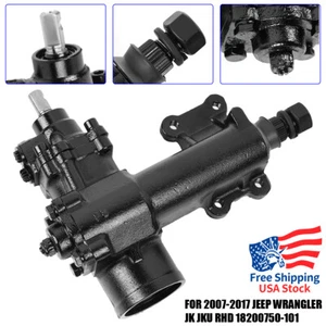 1x Right Hand Drive Power Steering Gear Box For 07-17 Jeep Wrangler 18200750-101 - Picture 1 of 11