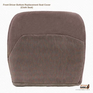 1994 1995 1996 1997 FORD F250 XLT Driver Bottom Replacement Seat Cover Tan Cloth - Picture 1 of 8