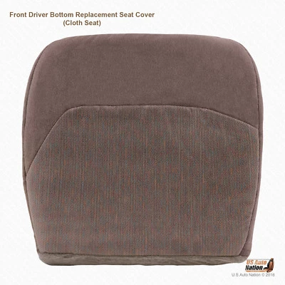 1994 1995 1996 1997 FORD F250 XLT Driver Bottom Replacement Seat Cover Tan Cloth - Image 1 of 4