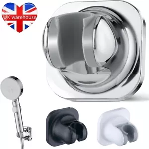 Wall Mounted Shower Bracket for Handheld Head Hose Adjustable Bathroom Holder - Picture 1 of 15