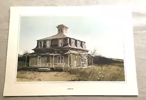 Kunstdruck, Geoffrey Rock (1923-2000) "Baufälliges Haus" 17x12 ungerahmt - Bild 1 von 2