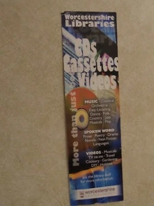 Worcestershire Libraries Bookmark - Picture 1 of 1