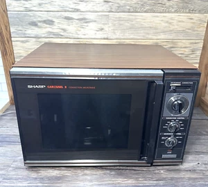 Vintage Sharp Carousel II Convection Microwave Oven R-8050 1984 Tested 25x18x15 - Picture 1 of 13