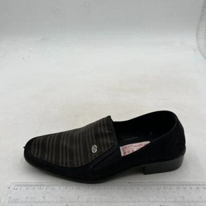 Men's Loafer Shoes Slip On Soft Breathable Handmade Stitching Shoes Black - Picture 1 of 7