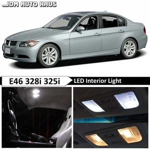 16x Bombillas LED interiores blancas para 1999-2006 BMW E46 M3 325i 328i Serie 3 - Imagen 1 de 12