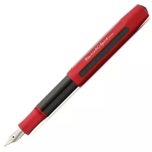 Kaweco AC Sport Red Carbon Fountain Pen – F - Portable, Stylish, High-Quality - Picture 1 of 2