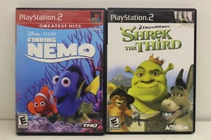PLAYSTATION 2- FINDING NEMO AND SHREK THE THIRD, SHREK HAS MANUAL, NEMO DONT - Picture 1 of 3