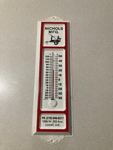 Vintage Nichols MFG Thermometer Lowell Ind. Neu im Karton - Bild 1 von 6
