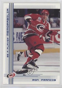 2000-01 ITG Be A Player Memorabilia Sapphire /100 Ron Francis #206 HOF