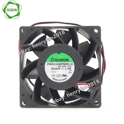 SUNON PMD2408PMB2-A Axial fan 24VDC 7.2W 80*80*38mm Inverter /Drive cooling fan - Image 1 of 4