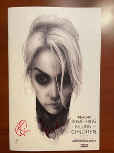 2023 SDCC Exclusive Boom Studios SOMETHING IS KILL Pen and Ink #1 signed Currey - Picture 1 of 3