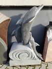 Delphine aus Granit, Gewicht ca. 240Kg hhe 140 breite 80 und tiefe 50 cm
