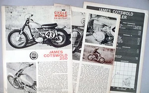 James Cotswold 250 Motorcycle Review MAGAZINE ARTICLE - 1965 - Picture 1 of 1