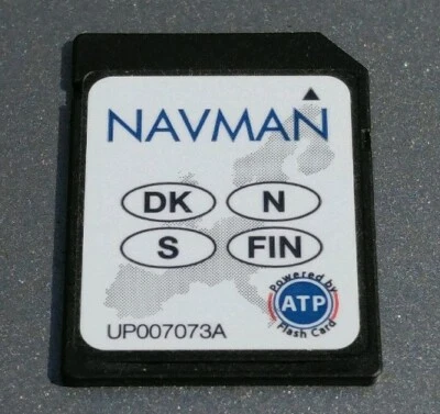 NAVMAN ICN GPS SATELLITE NAVIGATION SD MAPS DENMARK SWEDEN NETHERLANDS FINLAND - Image 1 of 2