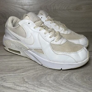 Nike Trainers Womens UK 5 Air Max Excee Sneakers Triple White CD6894-100 Shoes - Picture 1 of 12