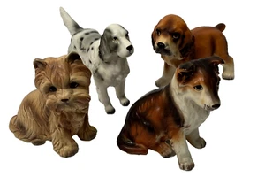 Lote de 4 figuras de perro Napcoware EXC - Imagen 1 de 13