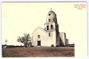Ysleta spanische Mission in der Nähe von El Paso Texas Postkarte B321 - Bild 1 von 2