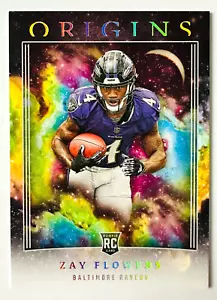 2023 Panini Origins Zay Flowers RC #111 Ravens Star Rookie! - Picture 1 of 3