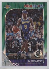 2019-20 Panini NBA Hoops Premium Stock Green Flash Prizm /99 Rajon Rondo #273