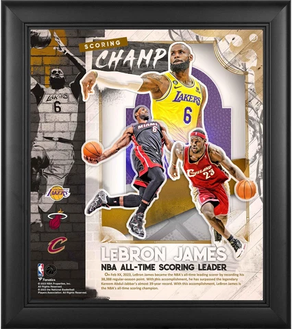 LeBron James Lakers Player Plaques and Collage Cover