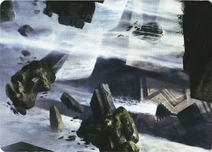 MTG Art Series Card Zendikar Rising Island 10/81 - Picture 1 of 4