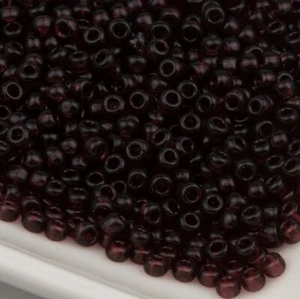 Toho Seed Beads 8/0 Dark Amethyst Transparent 15g #6C 10642113 - Picture 1 of 1
