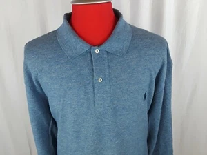 Polo by Ralph Lauren 3XB Cárdigan Suéter Azul 100% Algodón Mangas Largas  - Imagen 1 de 5