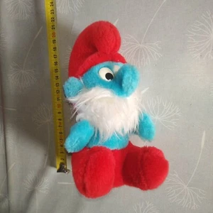 smurf SCHTROUMPF - ancienne peluche GRAND SCHTROUMPF - 20 cm - Picture 1 of 2