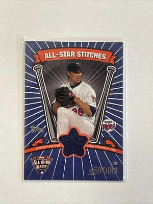 Joe Nathan 2005 Topps Update All-Star Stitches Jersey #ASR-JN  Minnesota Twins - Image 1 of 2